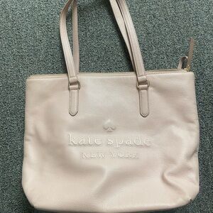 kate spade New York Blush Pink Leather Tote Bag
